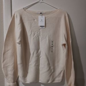 Uniqlo white sweater